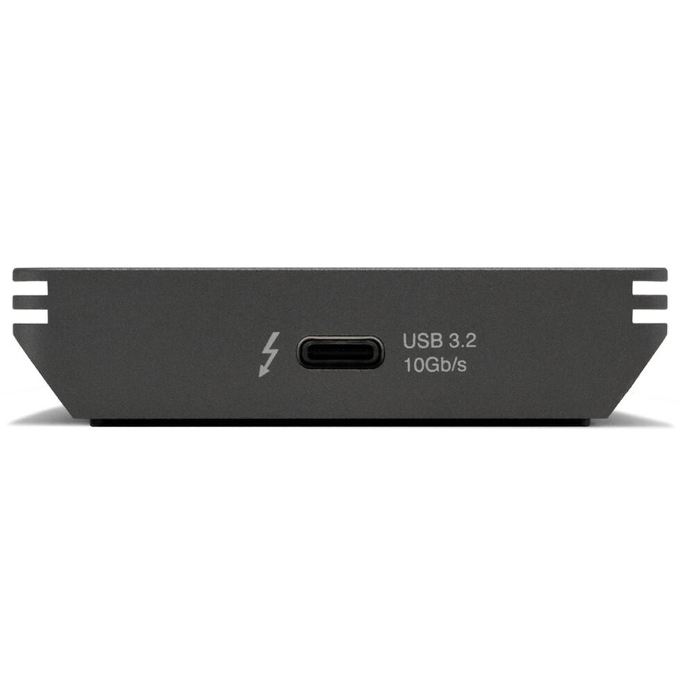 OWC Envoy Pro FX 4TB portable SSD with Thunderbolt and USB-C support in rugged aluminum enclosure — view 2