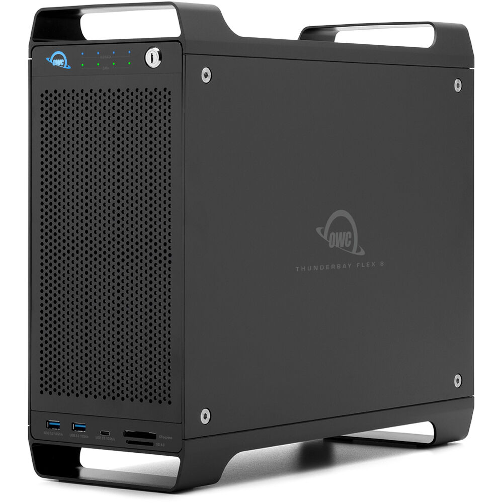 OWC ThunderBay Flex 8 96TB storage dock and PCIe expansion solution with Thunderbolt 40Gb/s — view 3
