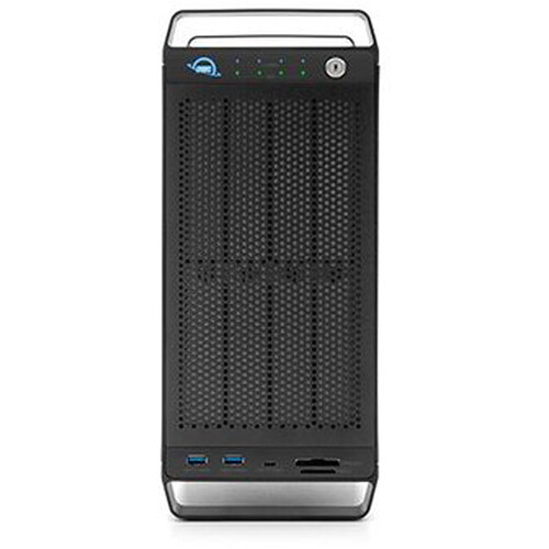 OWC ThunderBay Flex 8 160TB hardware RAID storage dock and PCIe expansion enclosure — view 2