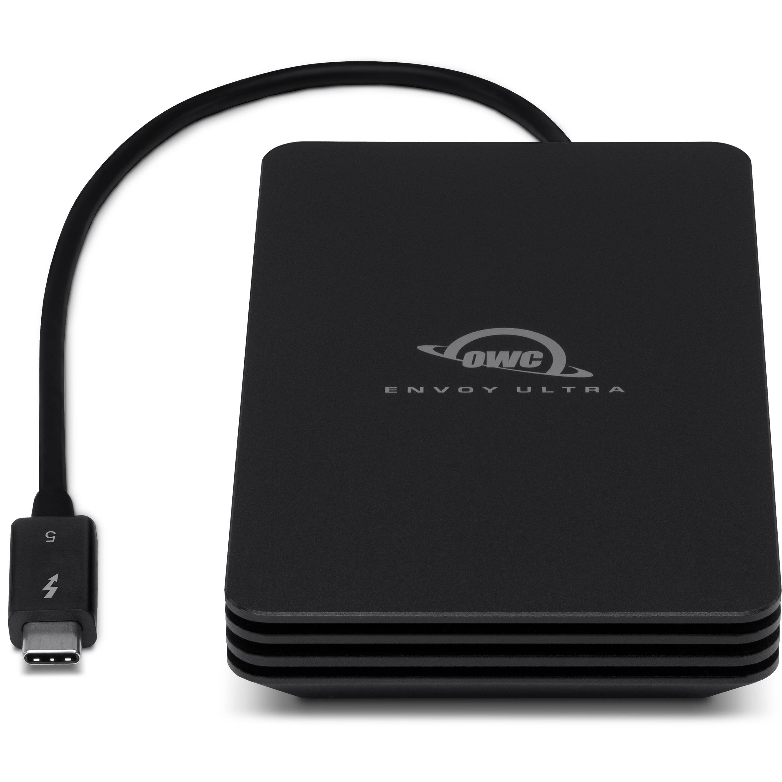 OWC 2TB Envoy Ultra portable SSD with Thunderbolt 5 cable and rugged IP66 protection — view 2