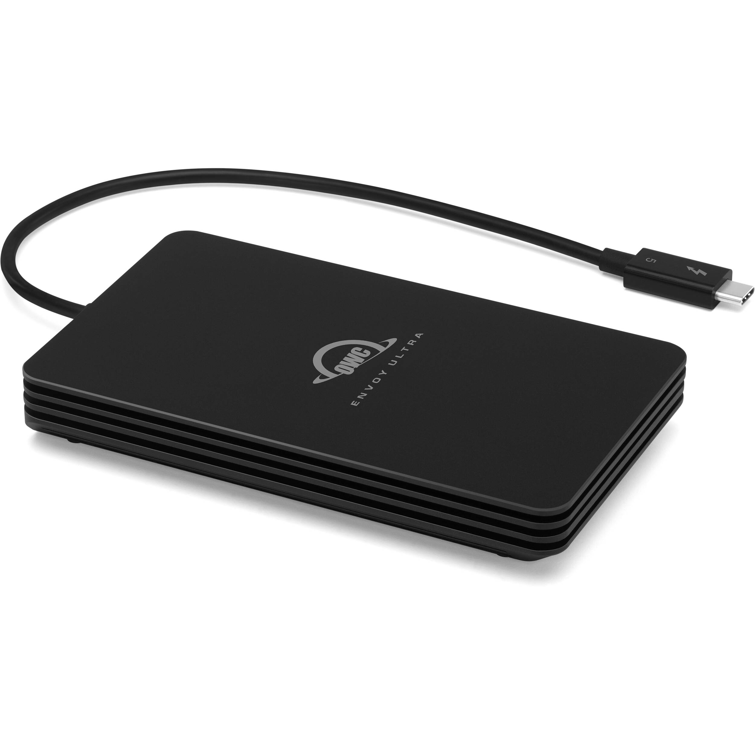 OWC 2TB Envoy Ultra portable SSD with Thunderbolt 5 cable and rugged IP66 protection — view 5