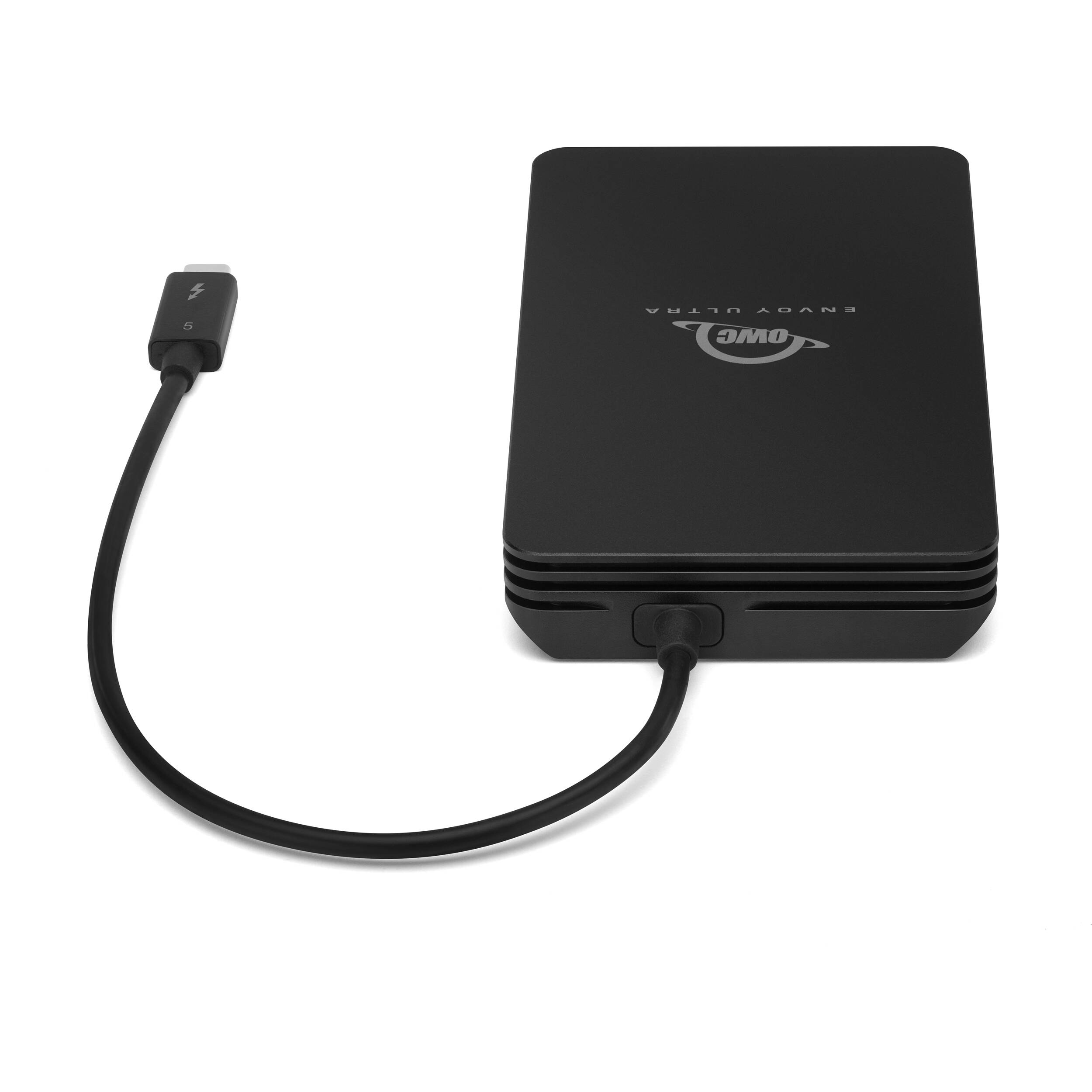 OWC 2TB Envoy Ultra portable SSD with Thunderbolt 5 cable and rugged IP66 protection — view 8