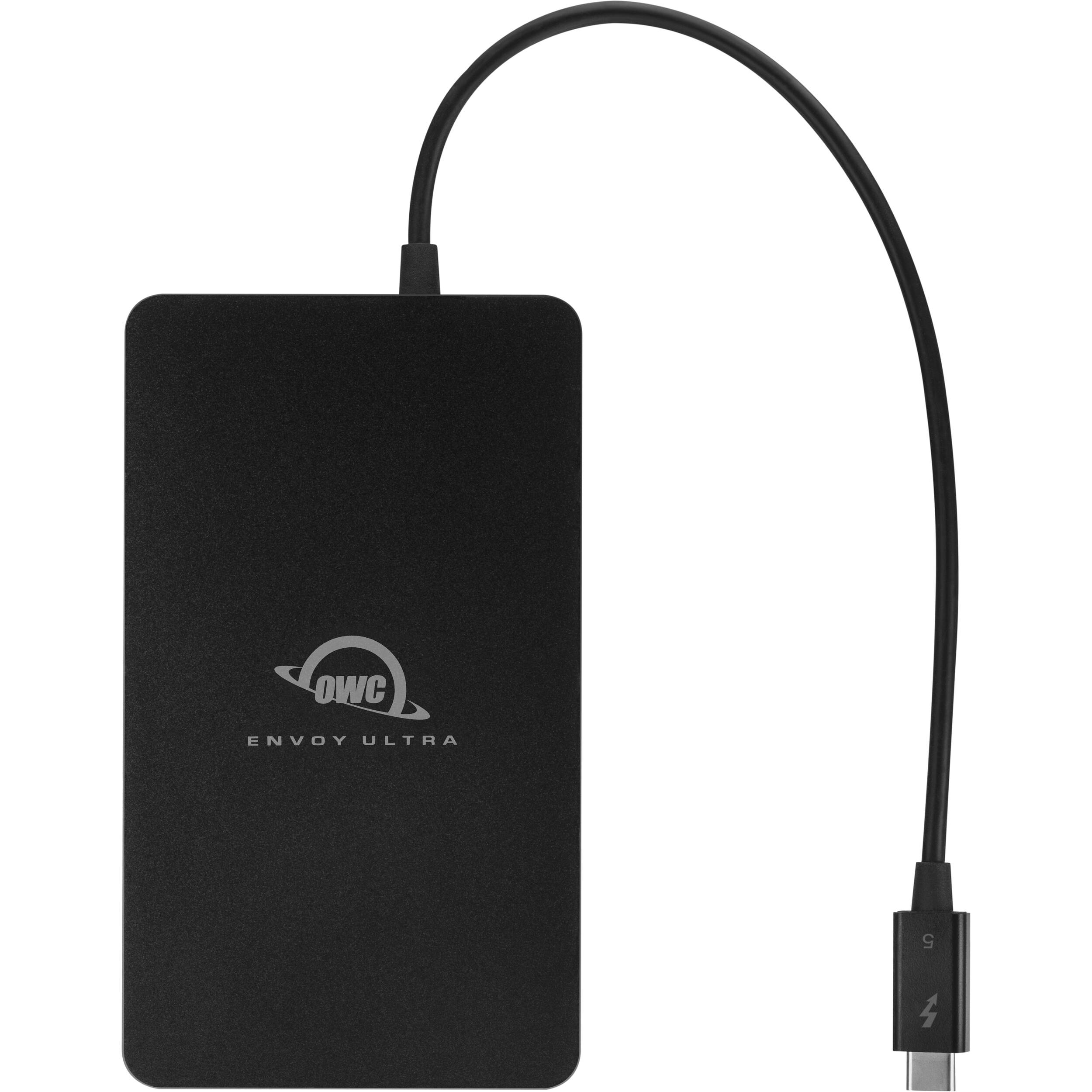 OWC 4TB Envoy Ultra portable SSD with Thunderbolt 5 cable and rugged IP66 enclosure — view 4