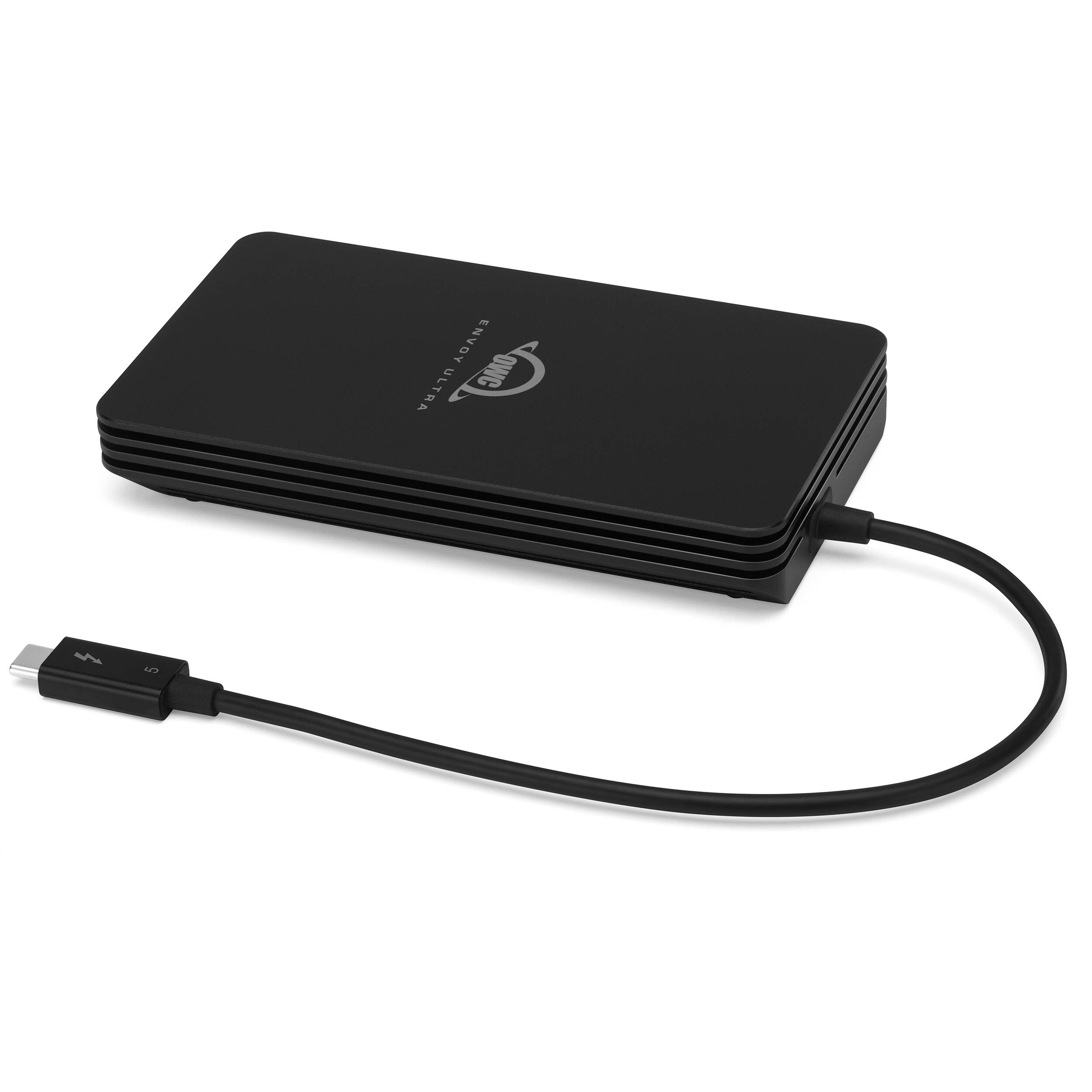 OWC 4TB Envoy Ultra portable SSD with Thunderbolt 5 cable and rugged IP66 enclosure — view 6
