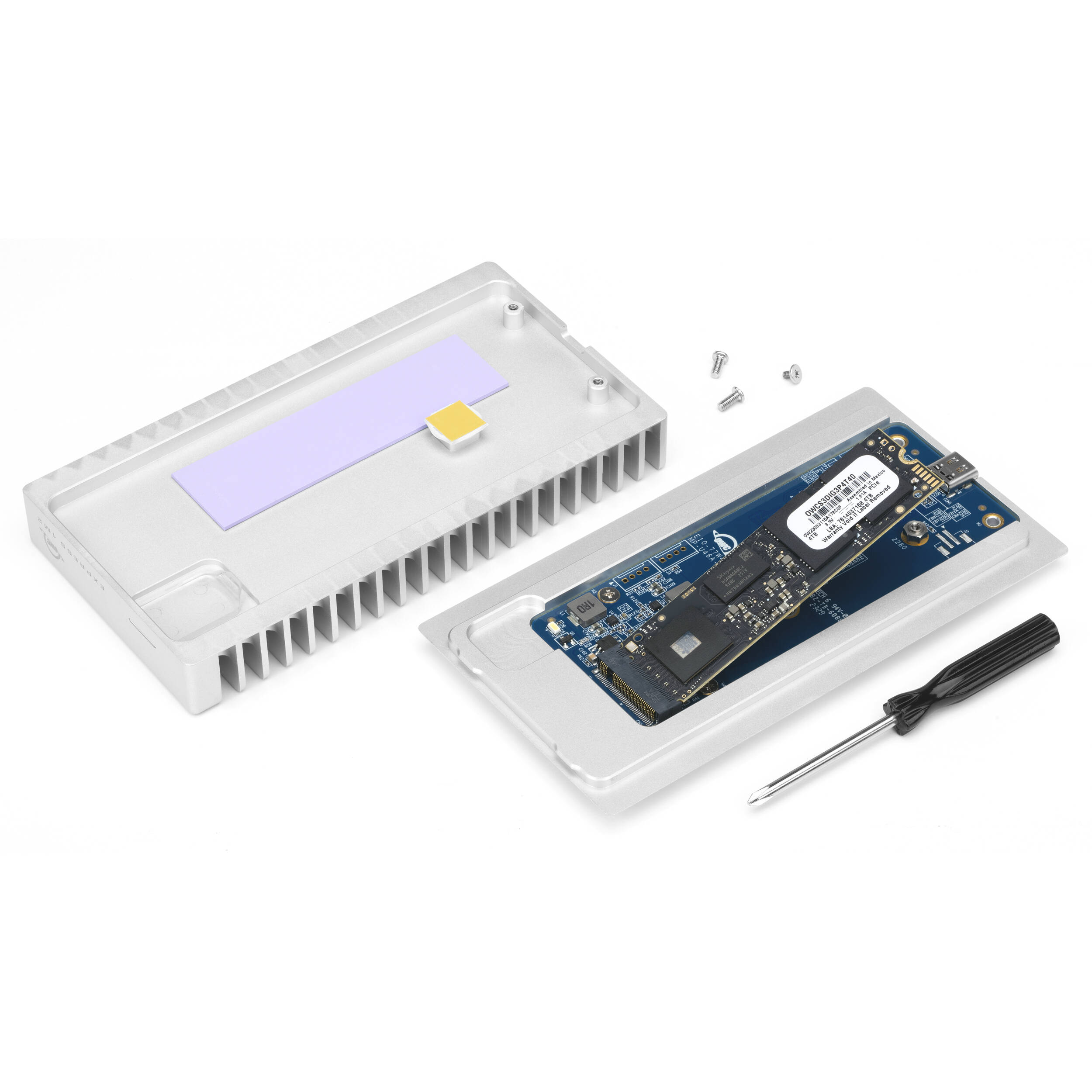 OWC 2TB Express 1M2 USB4 external SSD with aluminum enclosure for fast portable storage — view 9