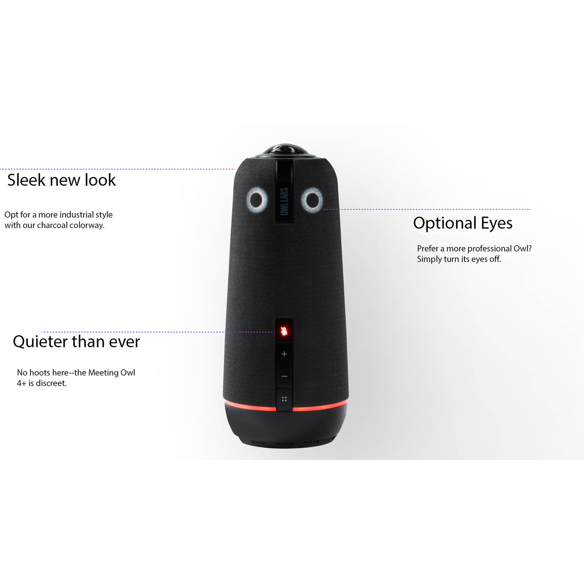 Meeting Owl 4+ Premium Pack video conferencing device for small rooms with 360-degree 4K camera — view 9