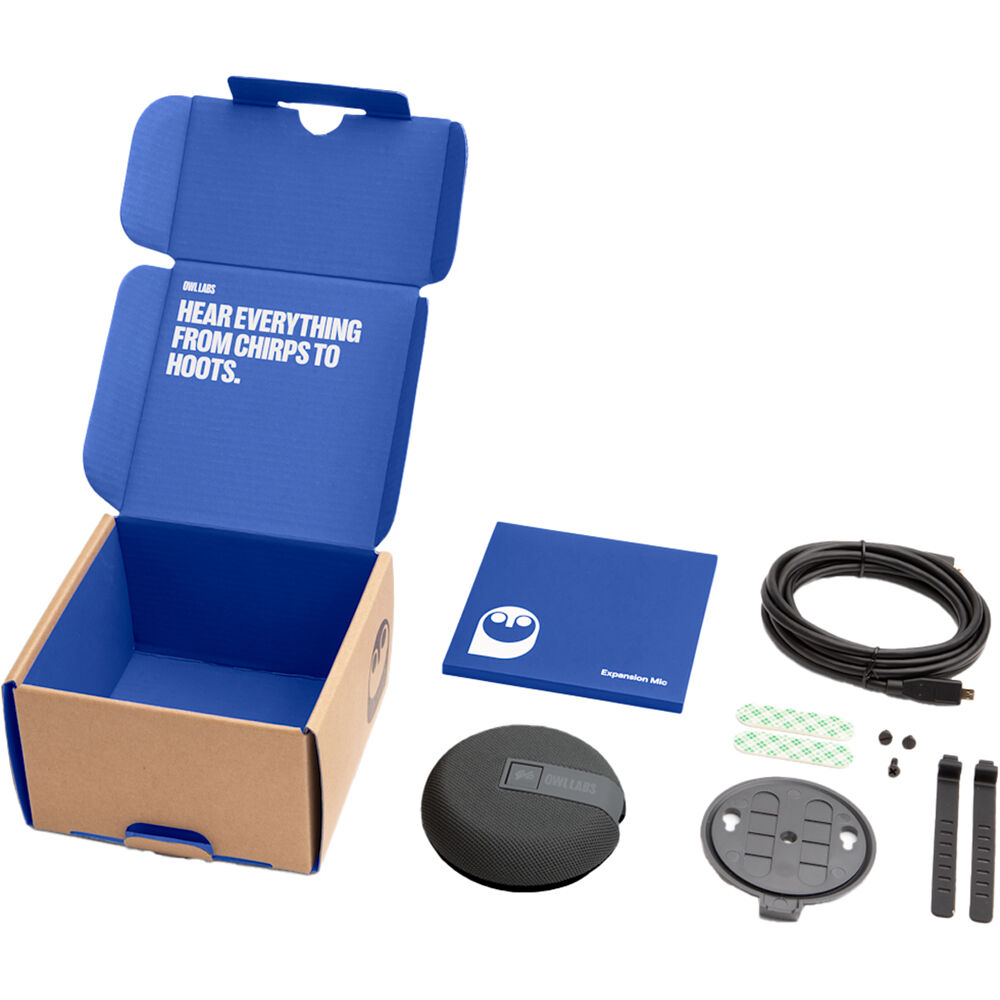 OWL LABS Expansion Mic in charcoal for conference room voice pickup — view 4