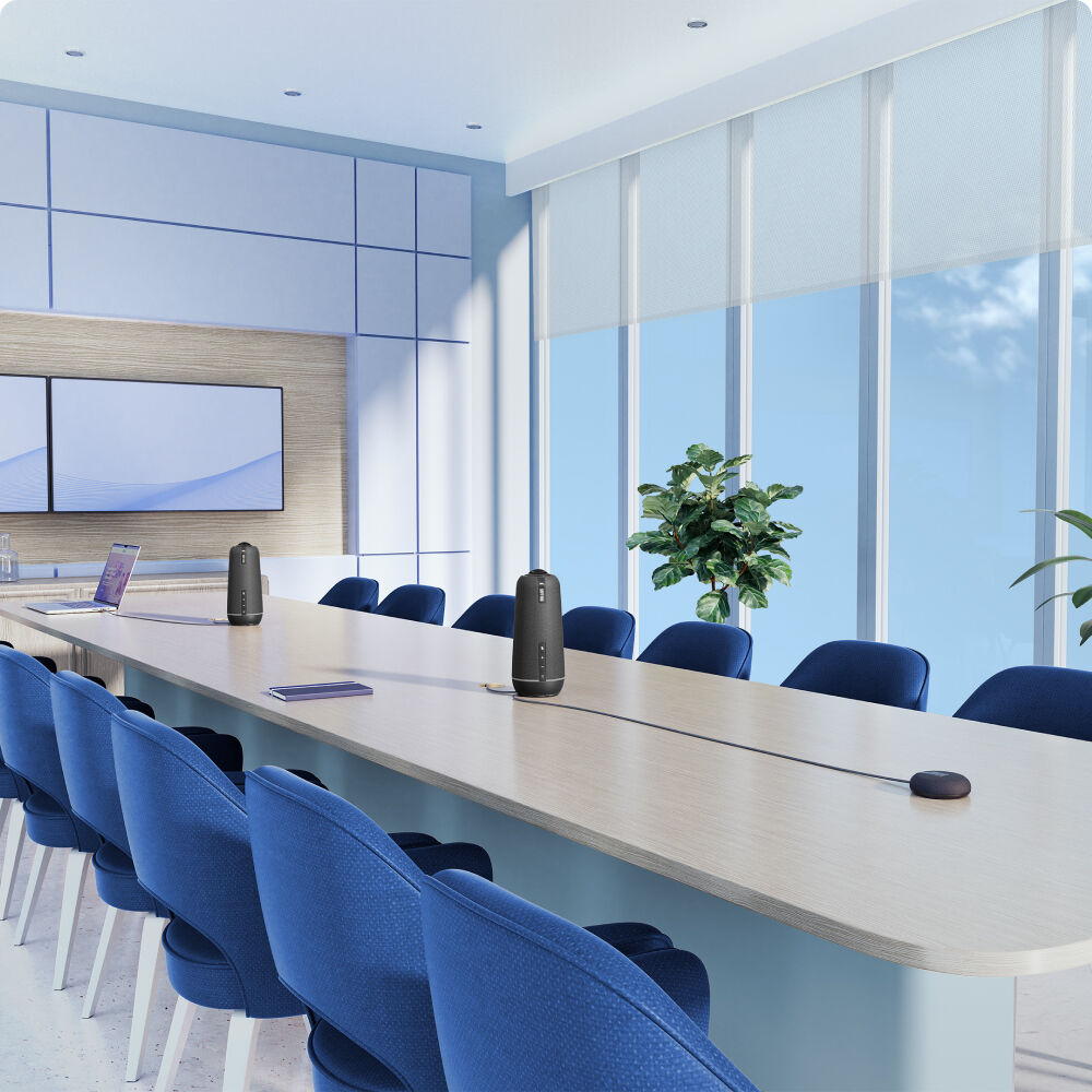 OWL LABS Expansion Mic in charcoal for conference room voice pickup — view 5