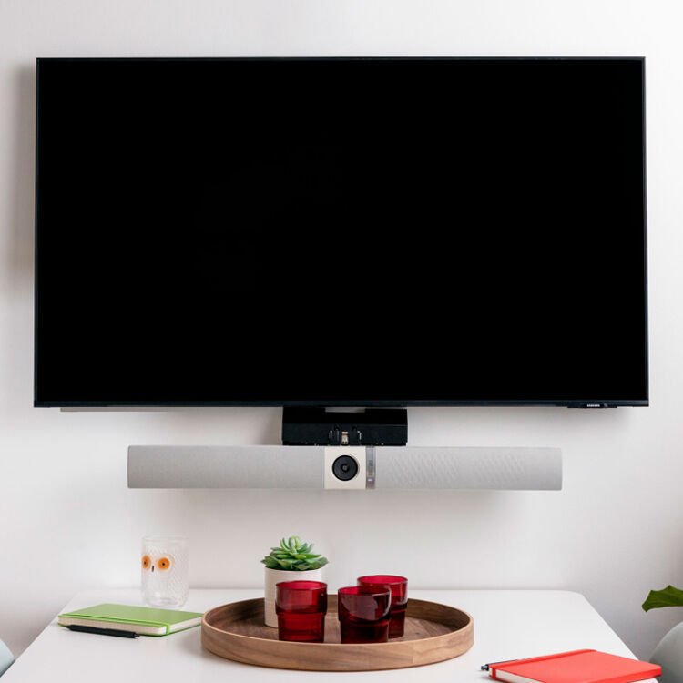 OWL LABS OWL BAR video bar in Ice White for small to medium conference rooms — view 2