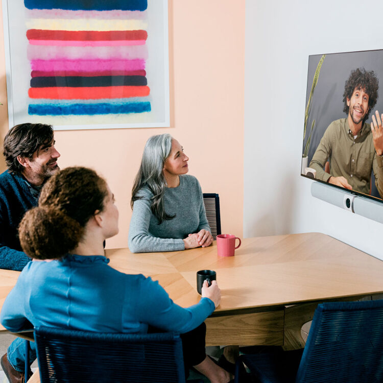 OWL LABS OWL BAR video bar in Ice White for small to medium conference rooms — view 3
