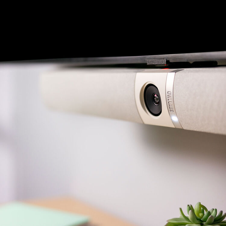 OWL LABS OWL BAR video bar in Ice White for small to medium conference rooms — view 5