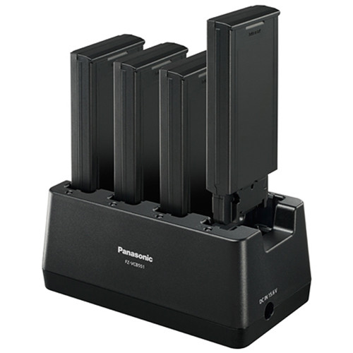 Panasonic FZ-VCB551M 4-bay battery charger for FZ-55 MK1 batteries — view 2