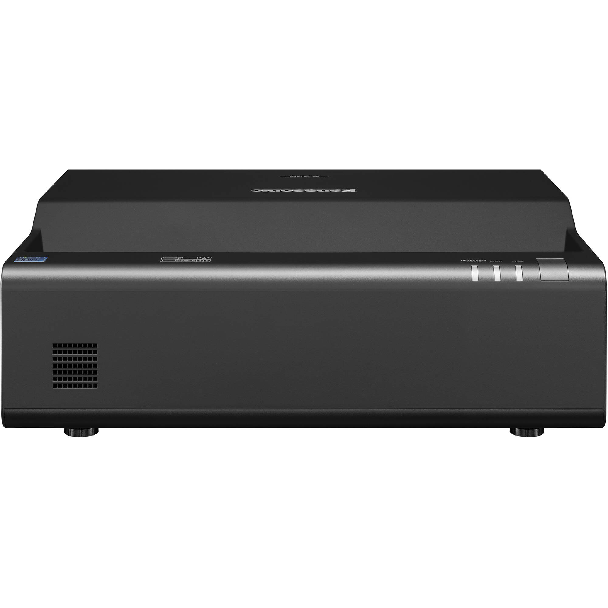 Panasonic PT-CMZ50BU ultra short throw laser projector in black, 5,200 lumens, WUXGA — view 2