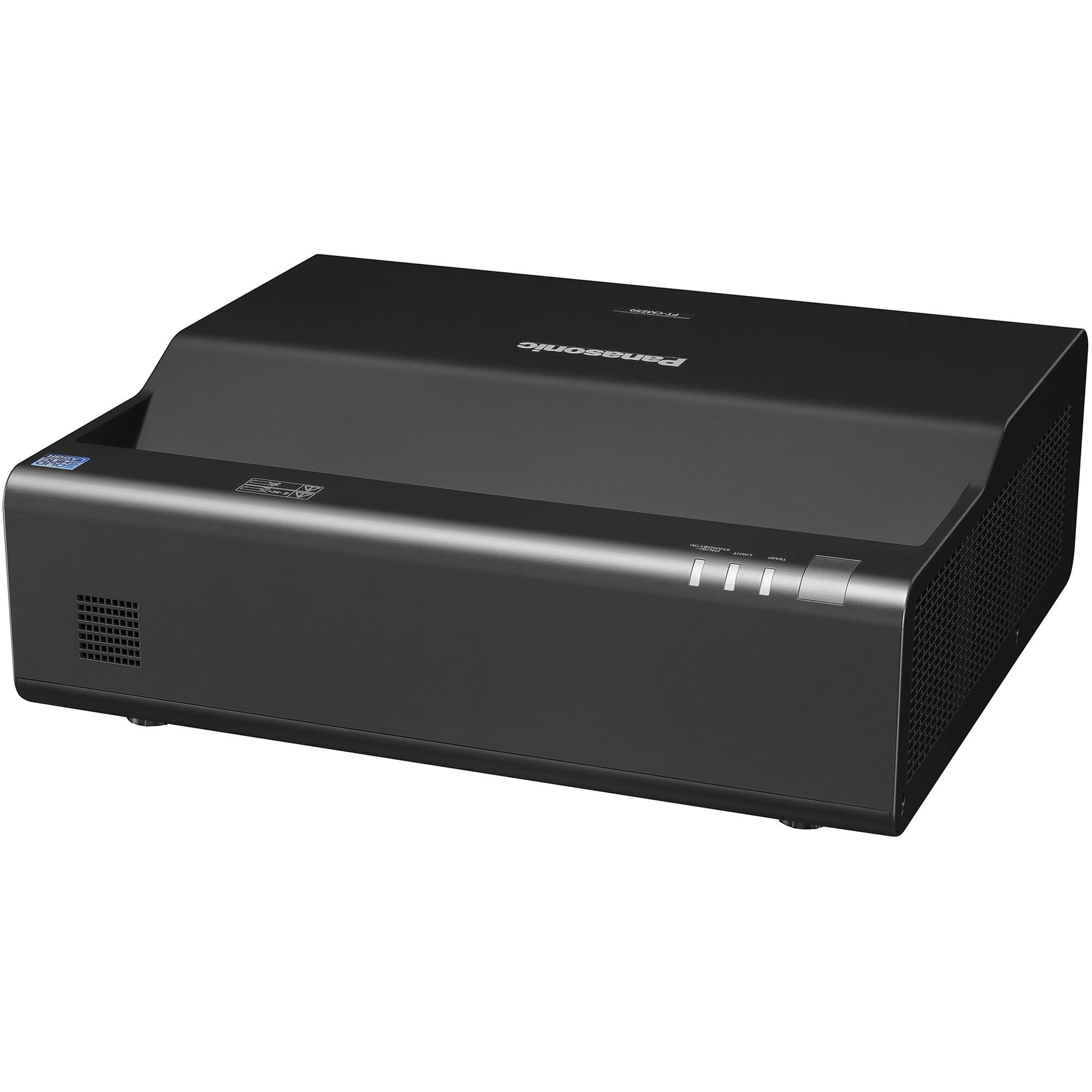 Panasonic PT-CMZ50BU ultra short throw laser projector in black, 5,200 lumens, WUXGA — view 3