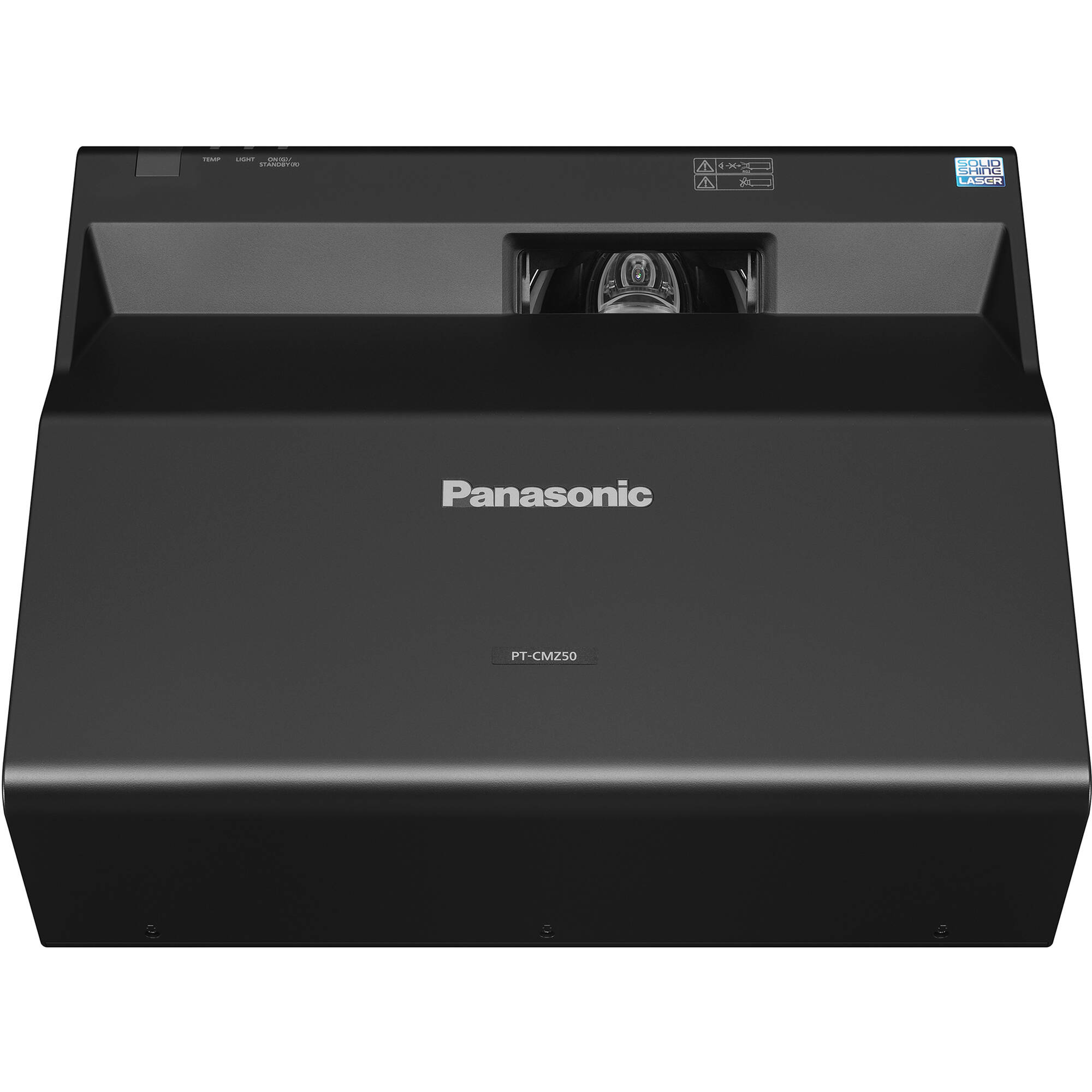 Panasonic PT-CMZ50BU ultra short throw laser projector in black, 5,200 lumens, WUXGA — view 8