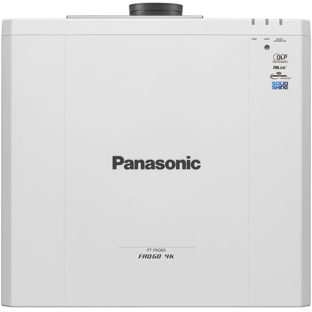 Panasonic PT-FRQ60WU7 white 6,000 lumen 4K 1DLP laser projector — view 4