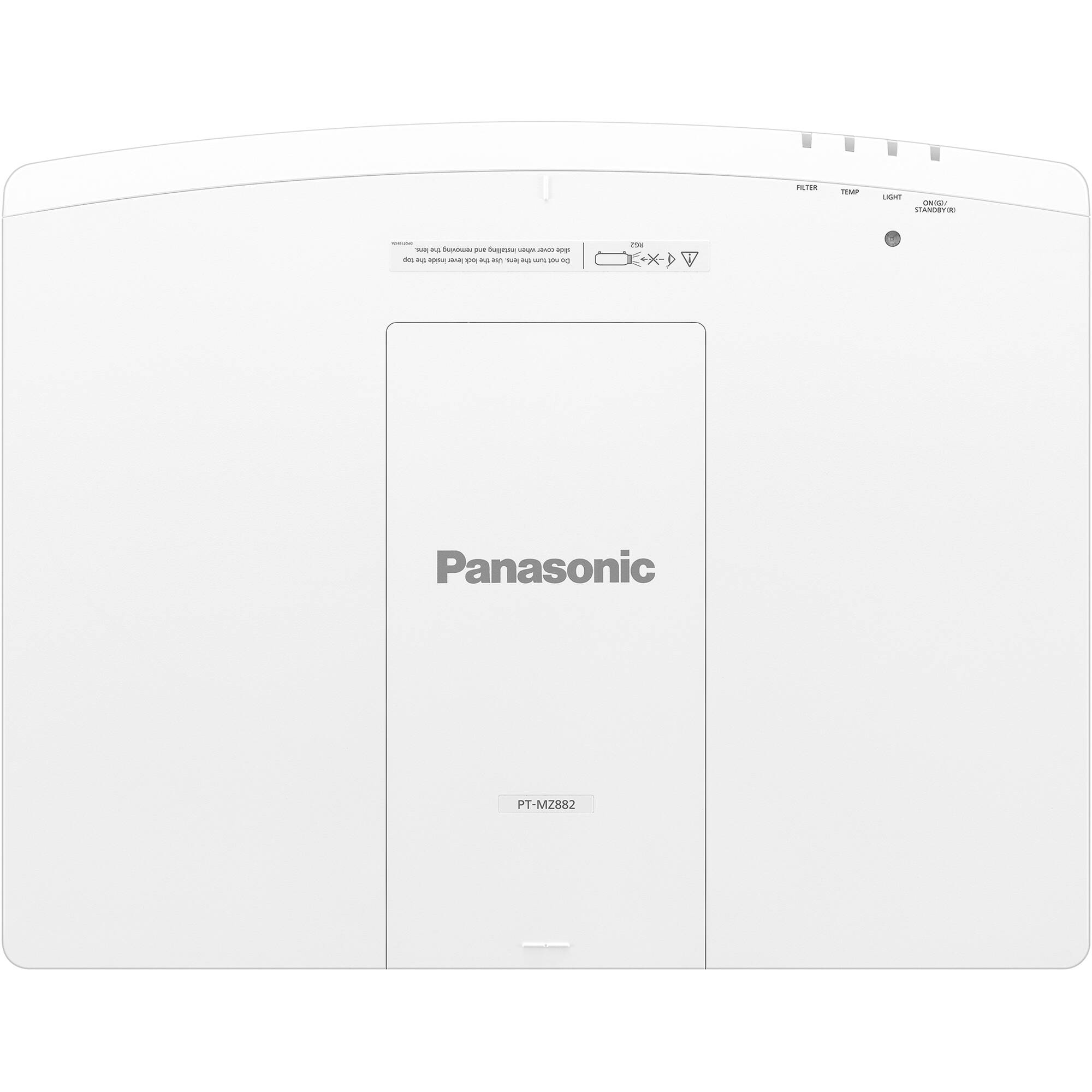 Panasonic PT-MZ782WU7 7,500 lumen WUXGA laser projector in white for enterprise installation — view 5