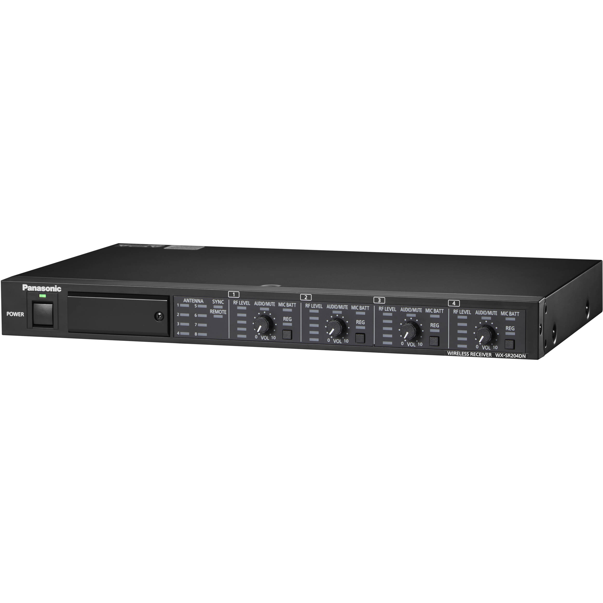 Wireless Mic Receiver (4ch) with Dante