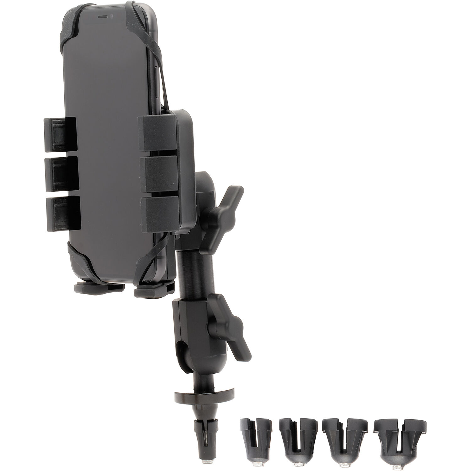 Black 1 ft Monoprice CAT6 UTP Ethernet patch cable for rack and closet connections — view 2