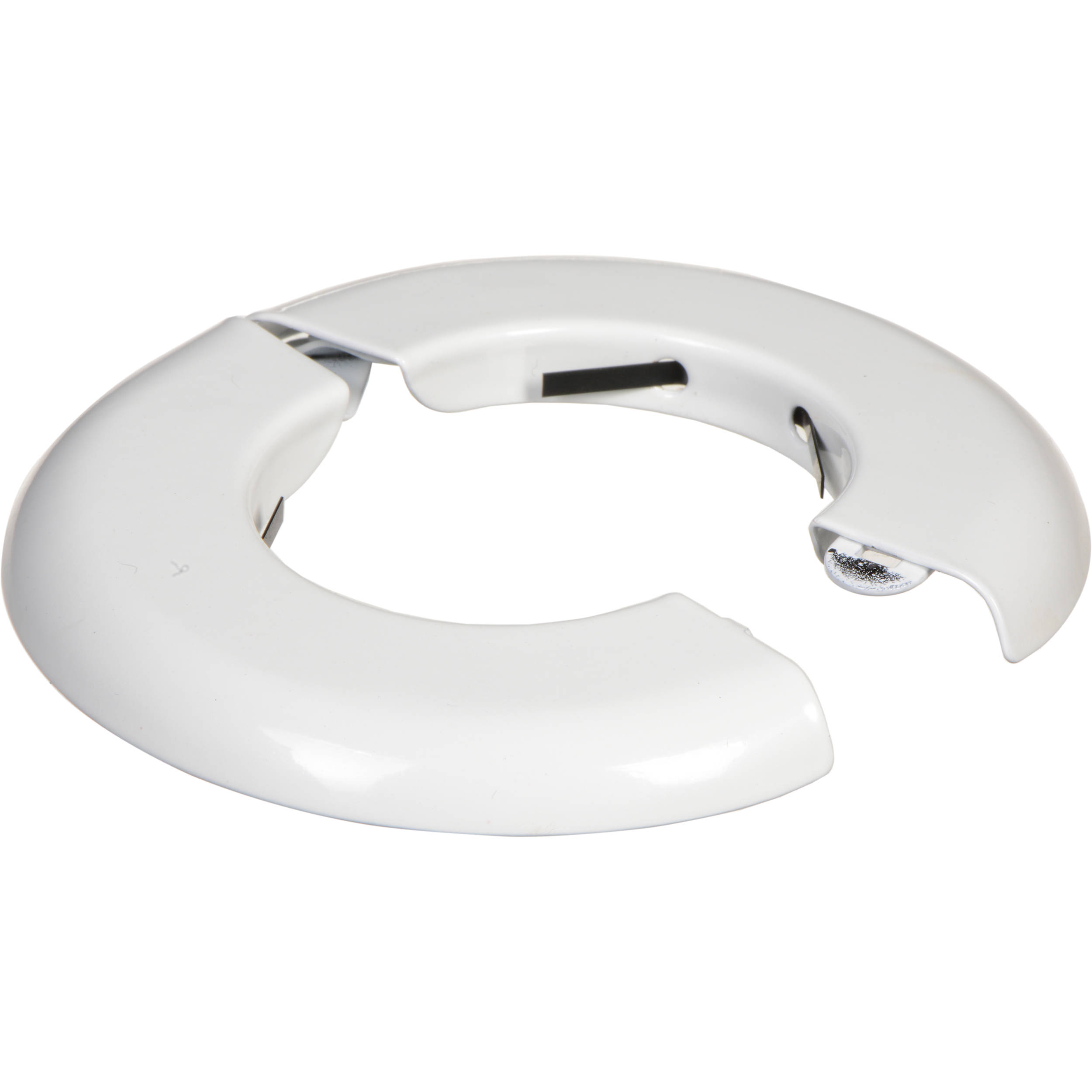 Peerless-AV ACC640-W white escutcheon ring for ceiling tile mounting column installations — view 2