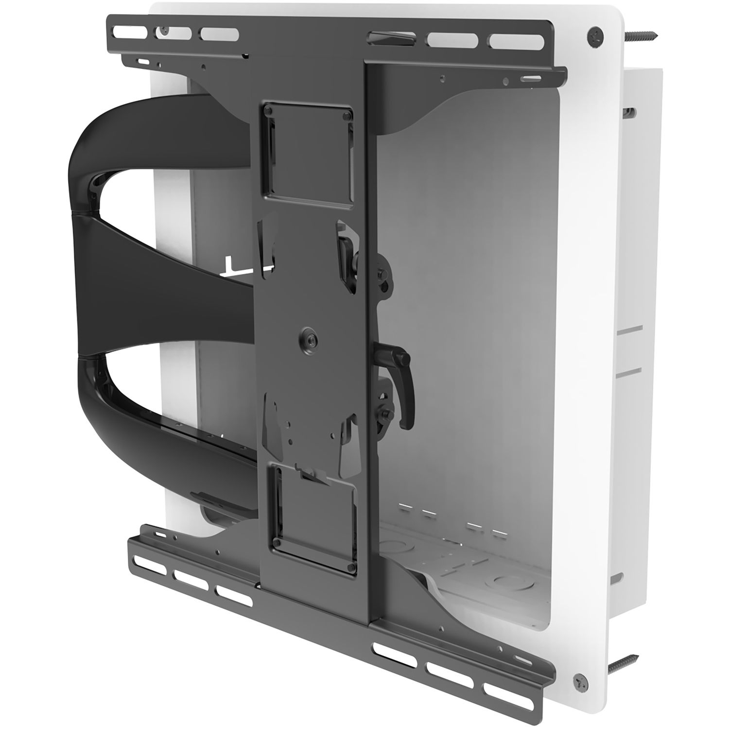 Peerless-AV IM747PU wall mount for flat-panel display and A/V equipment in black or white finish — view 2