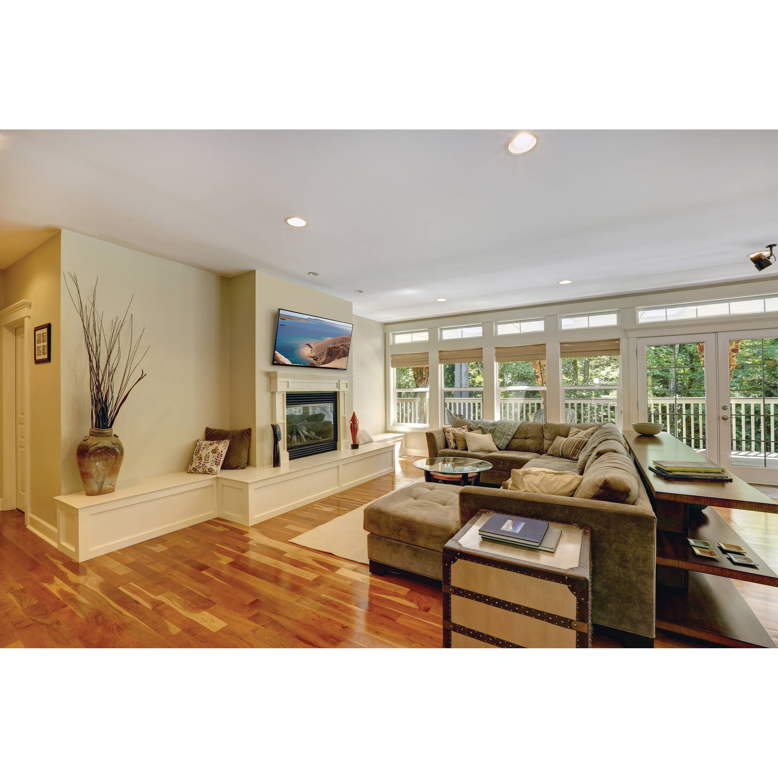 Peerless-AV PT650 tilt wall mount for 32-50 inch flat panel displays with cable access ports — view 3