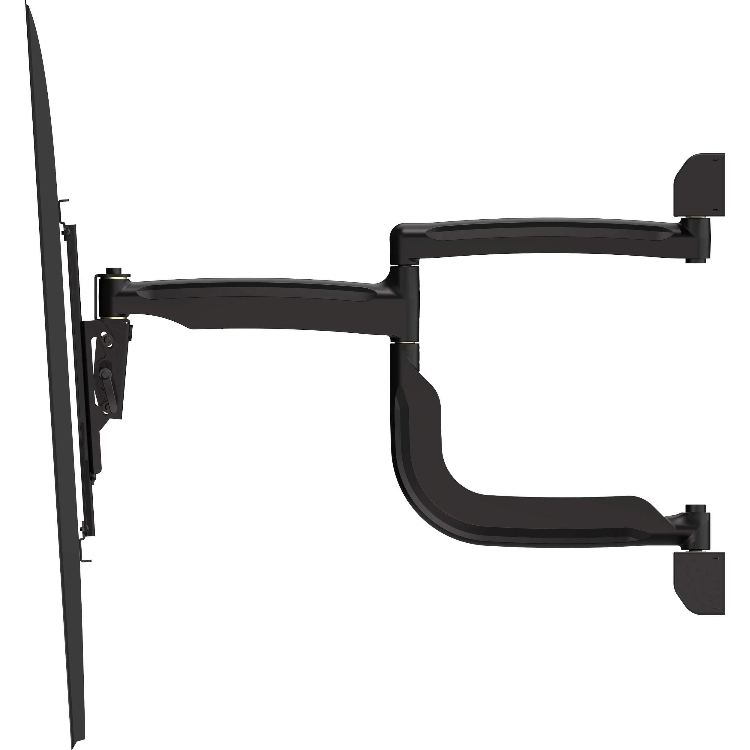 Peerless-AV SA761PU black wall mount for flat panel display — view 3