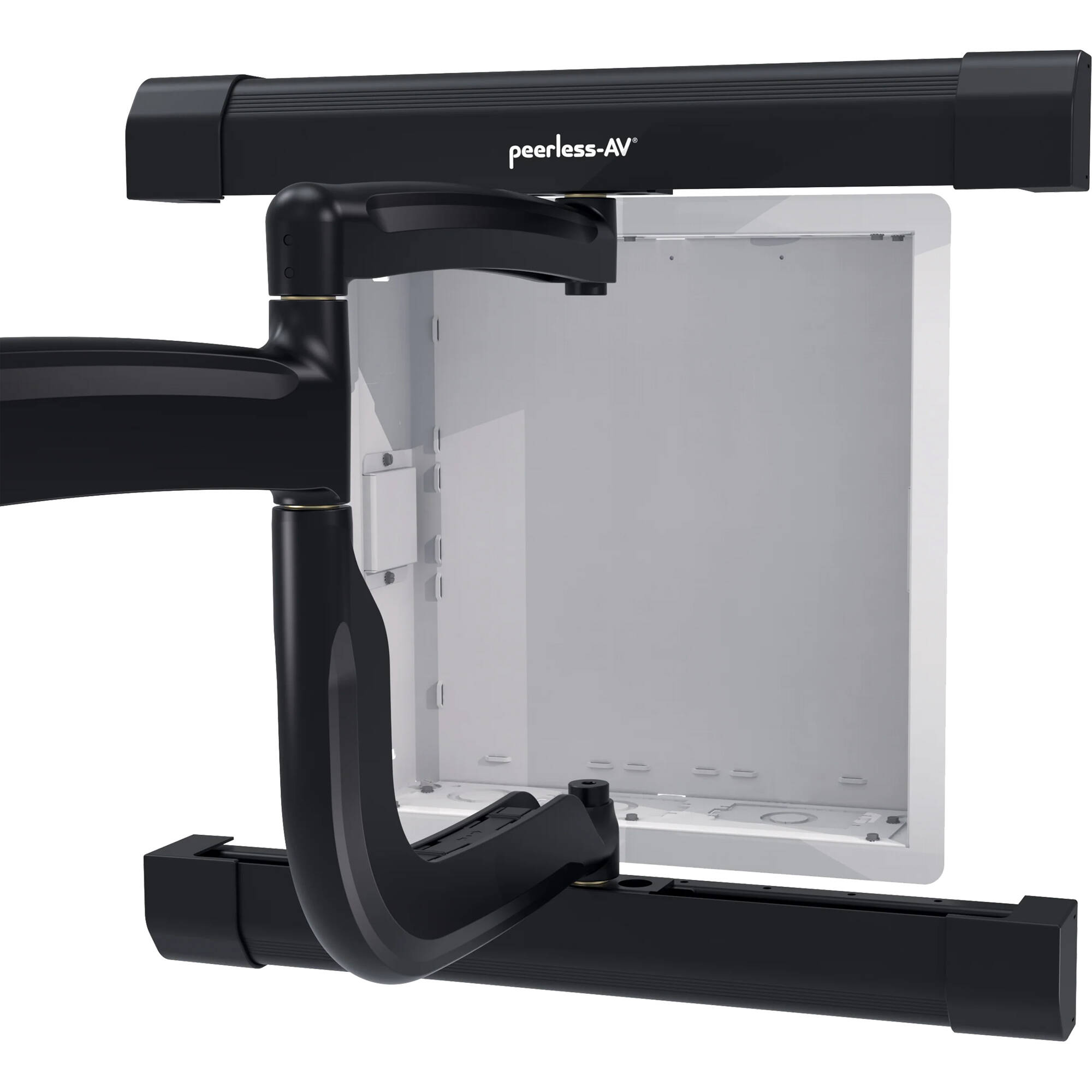 Peerless-AV SA761PU black wall mount for flat panel display — view 5