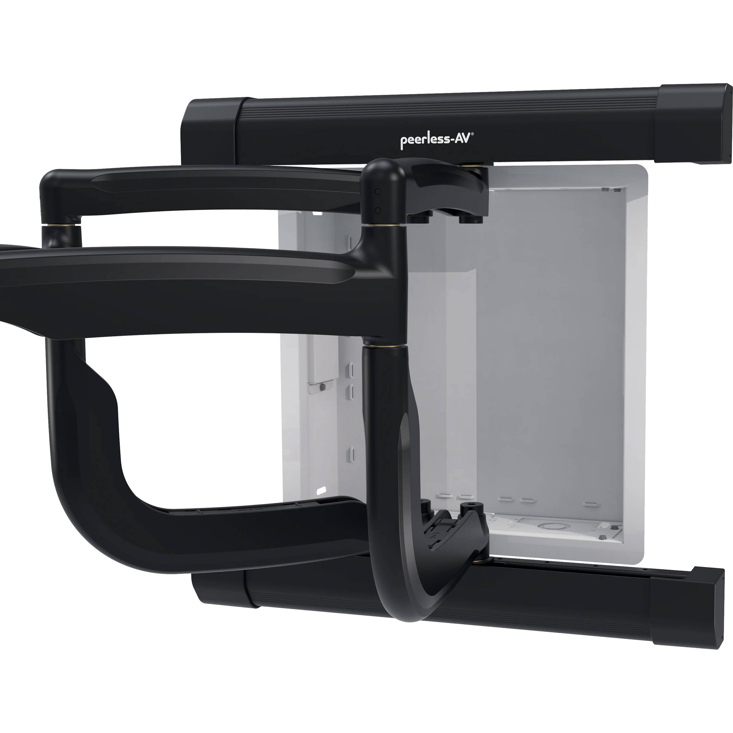 Peerless-AV articulating wall arm for 37 to 63 inch flat-panel screens with extension and cable management — view 5