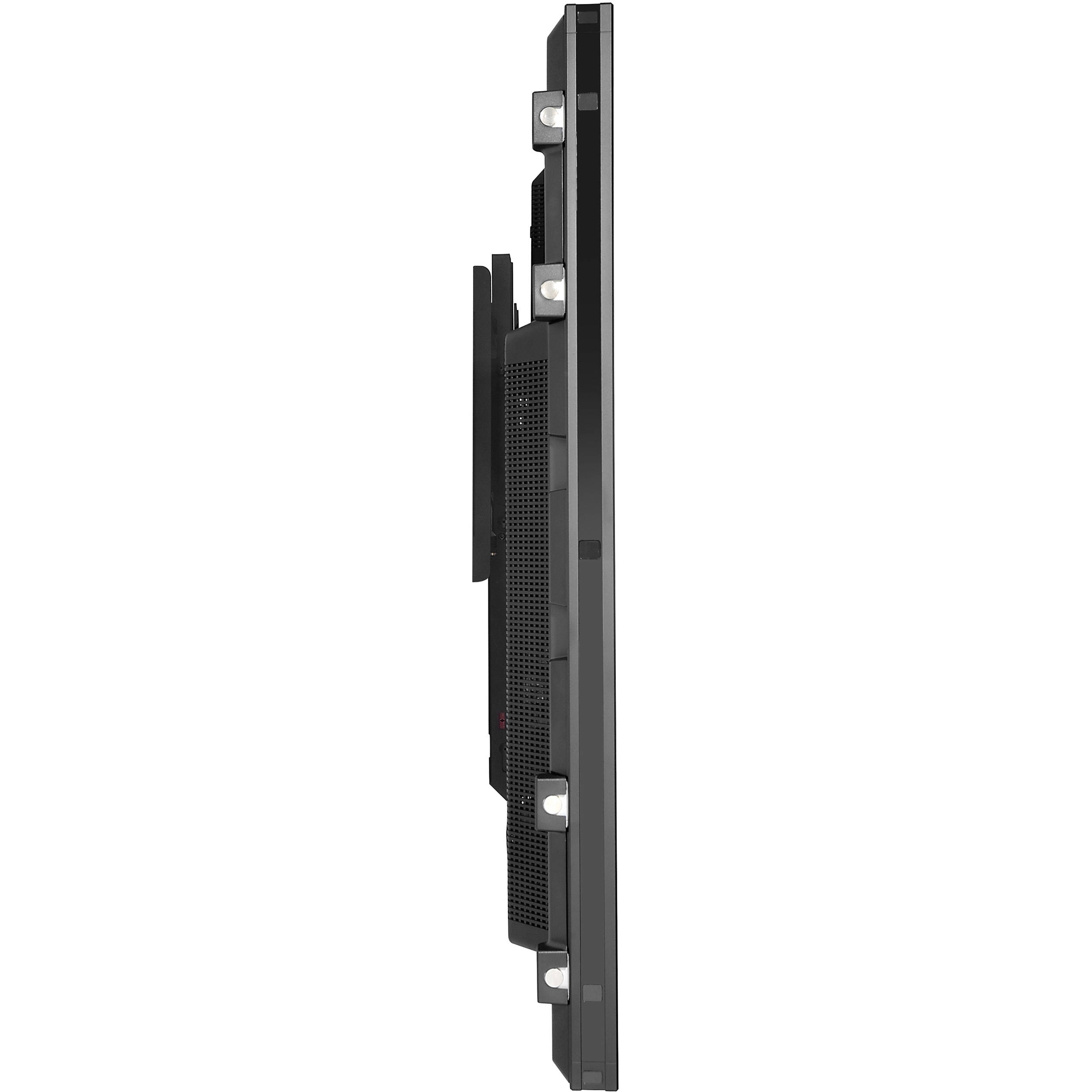Peerless-AV SF680 flat wall mount for 61 to 102 inch displays, black low-profile steel design — view 2