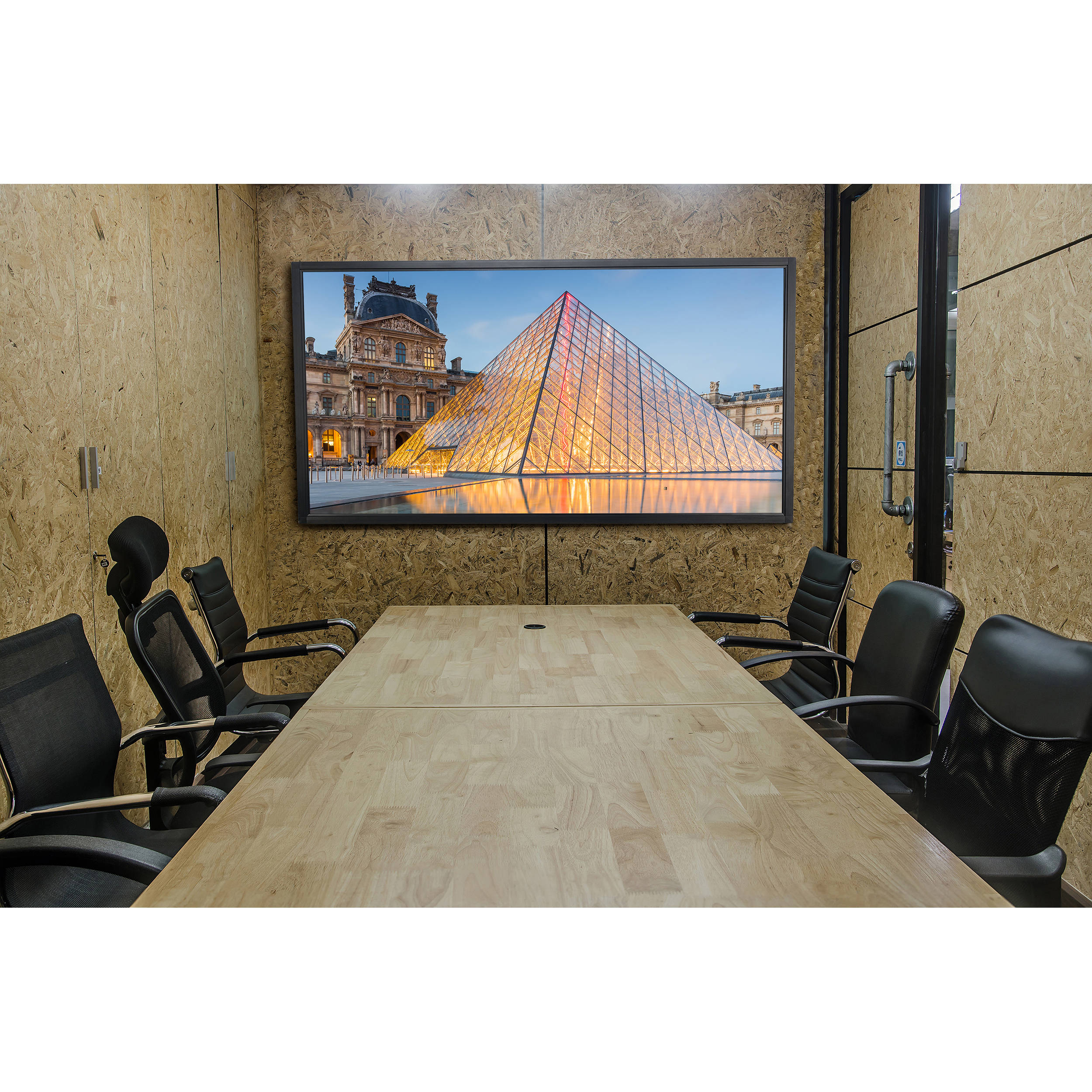 Peerless-AV SF680 flat wall mount for 61 to 102 inch displays, black low-profile steel design — view 4