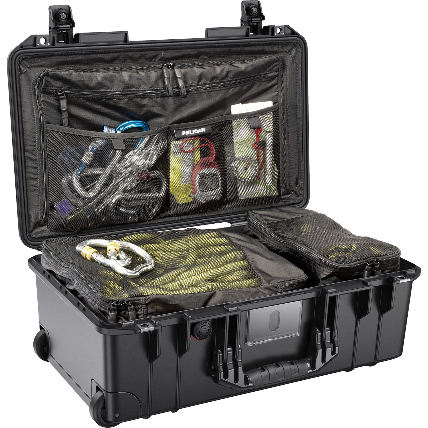 Pelican 1535TRVL wheeled carry-on hard case with organizer and packing cubes — view 4