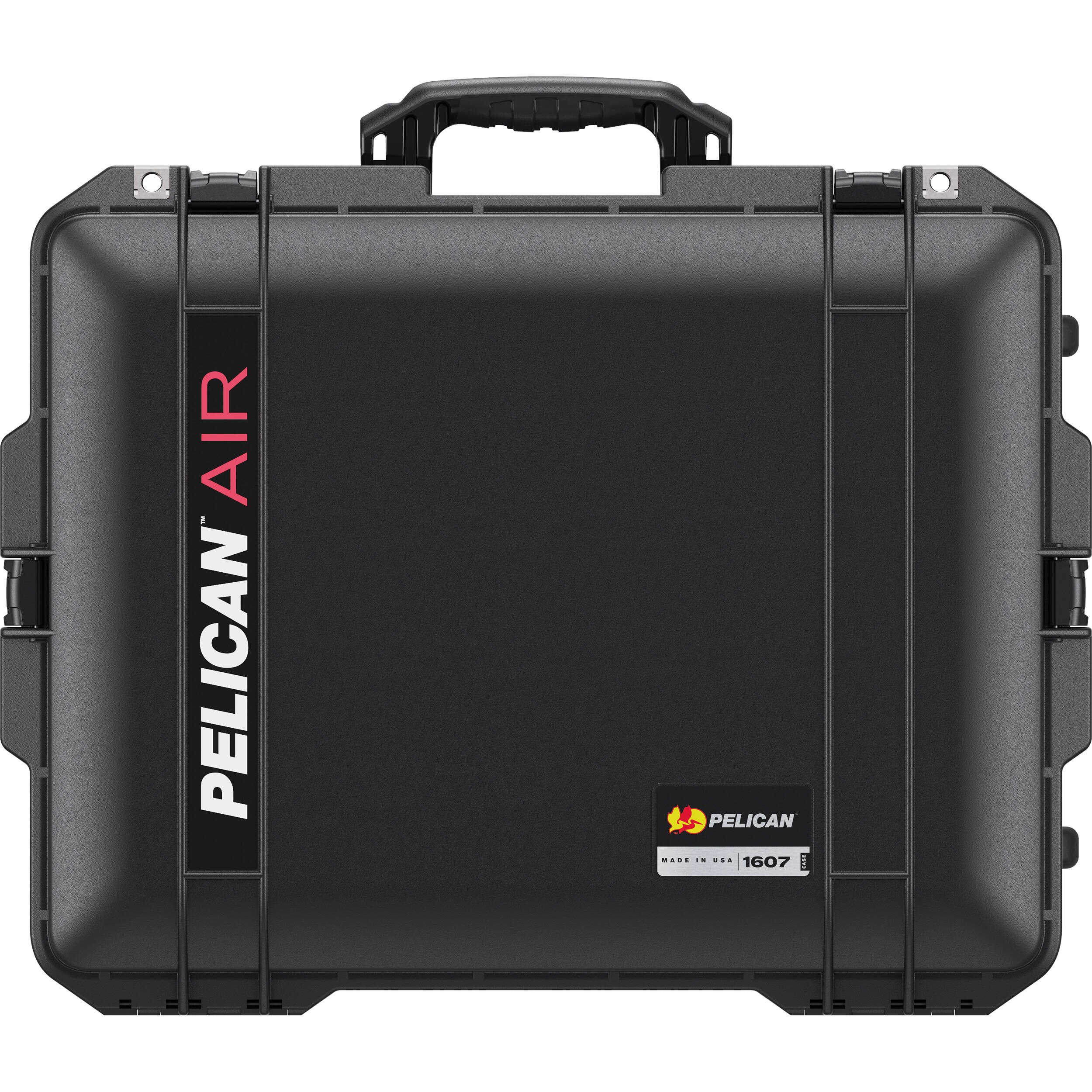 Black Pelican 1607 Air hard equipment case with foam interior for protective transport — view 3