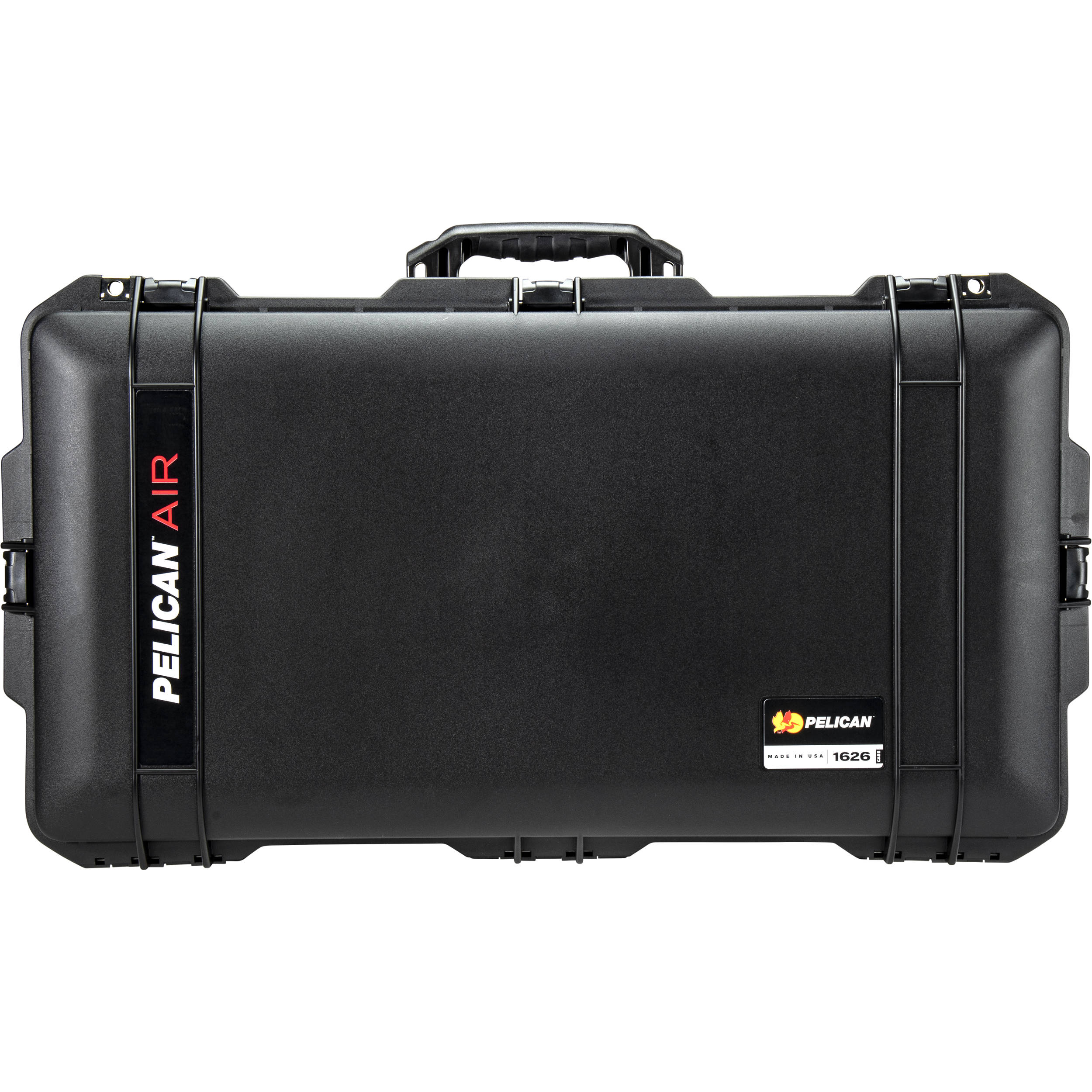Black Pelican 1626 Air wheeled equipment case with foam interior for large gear transport — view 4