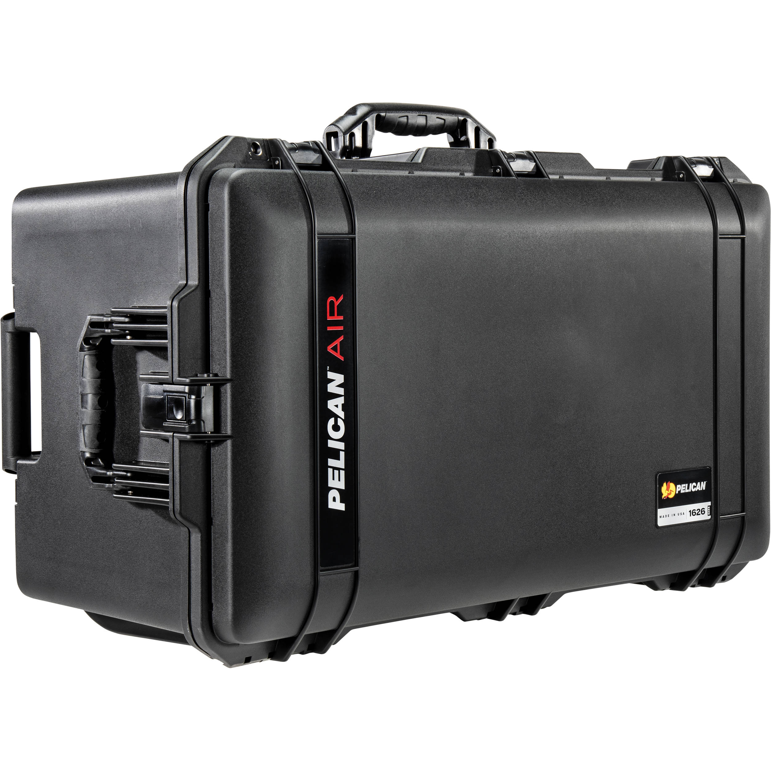 Black Pelican 1626 Air wheeled equipment case with foam interior for large gear transport — view 5