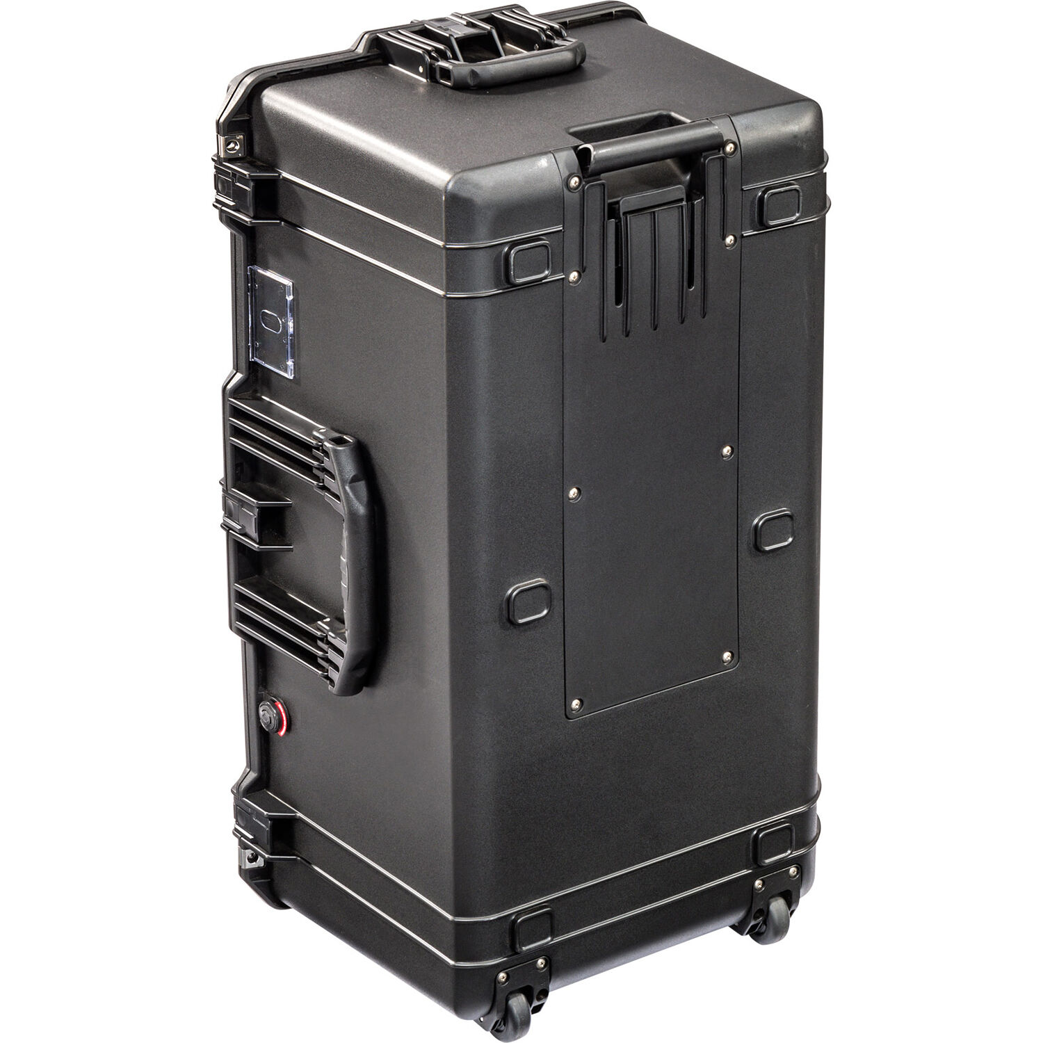 Black Pelican 1646WF wheeled hard case with foam insert for equipment transport — view 5