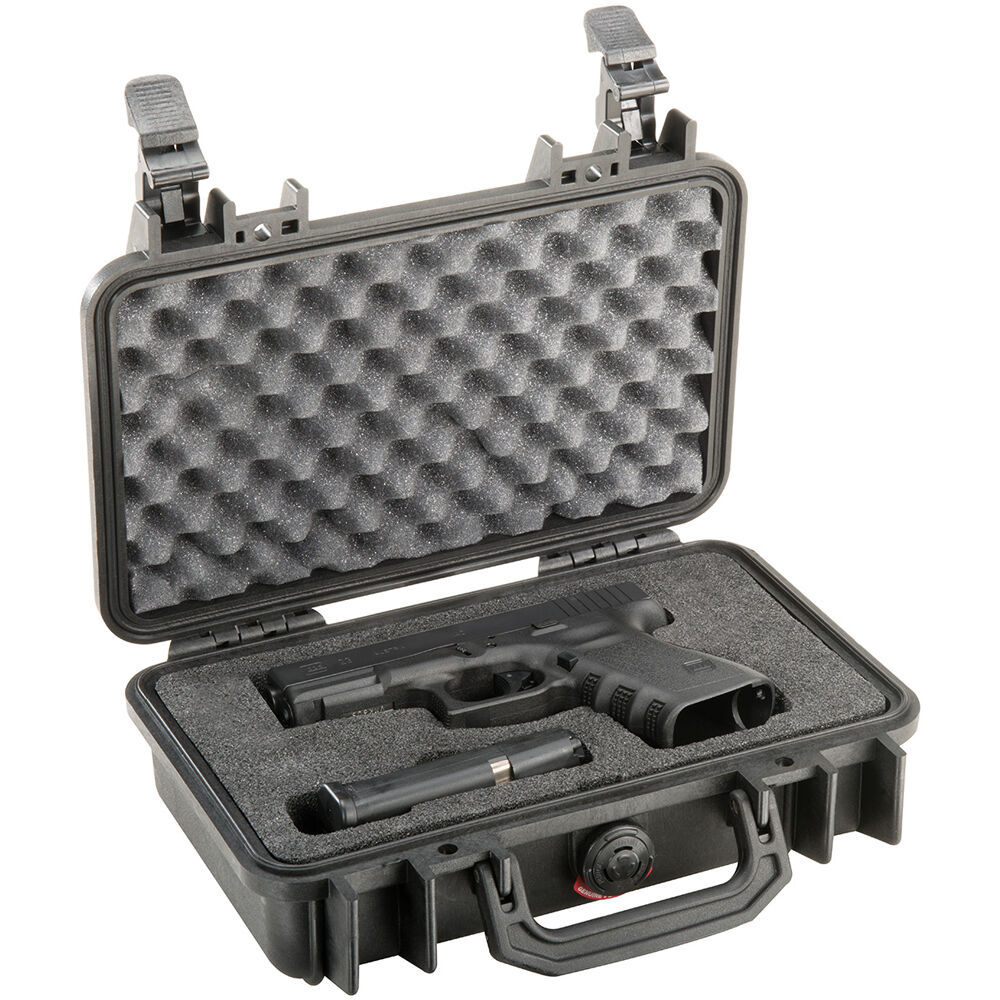 Black Pelican 1170 hard case with foam for handheld electronics — view 3