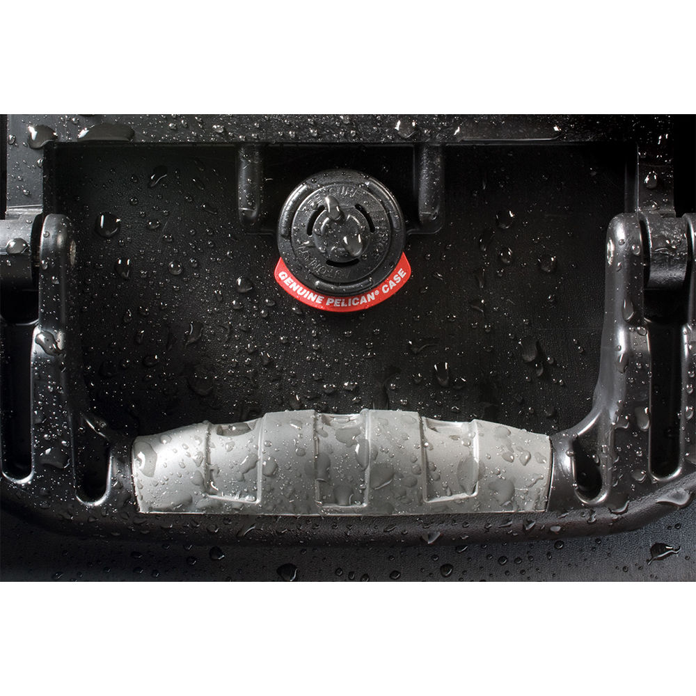 Black Pelican 1400 hard case with pick-and-pluck foam interior, compact protective storage case — view 5
