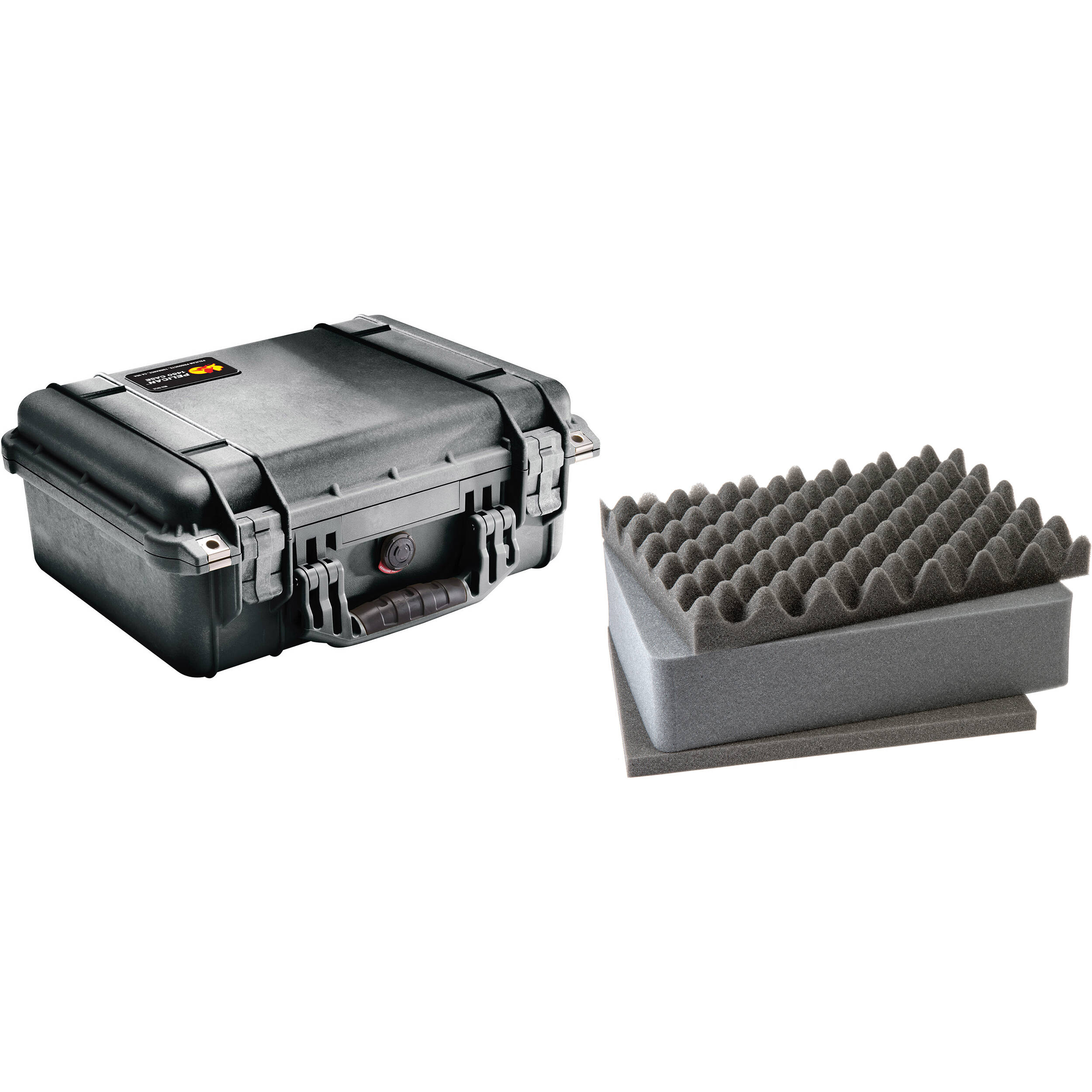 Black Pelican 1450 hard case with pick-and-pluck foam for compact equipment protection — view 4