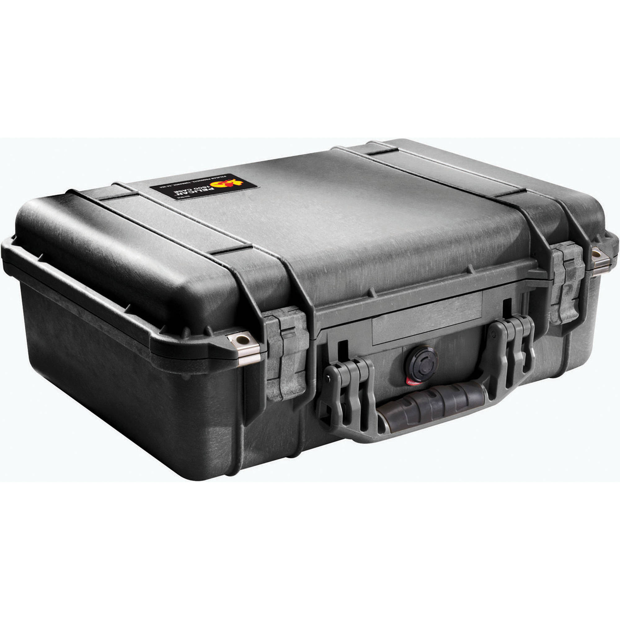 Black Pelican 1500 hard case with pick-and-pluck foam interior — view 2