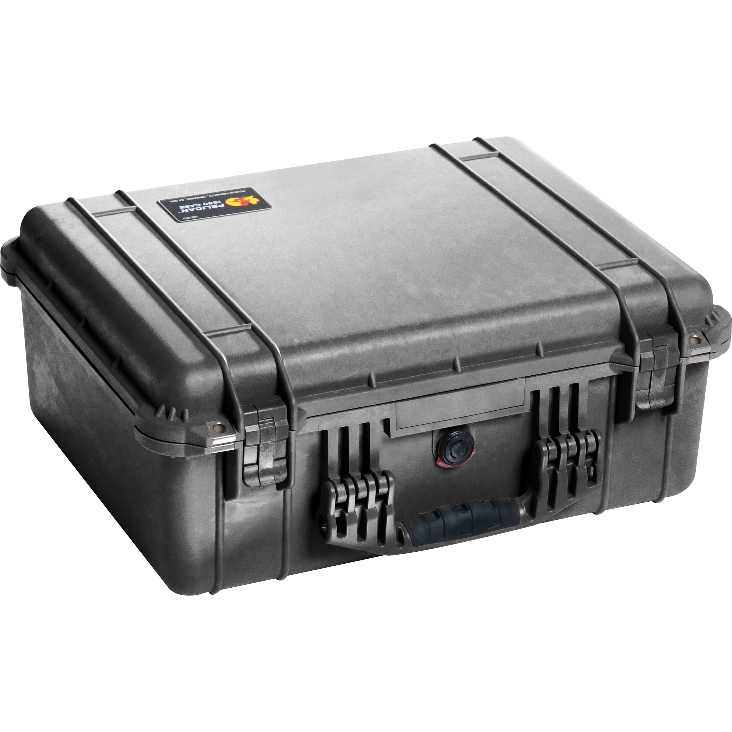 Black Pelican 1550 hard case with pick n pluck foam interior — view 3