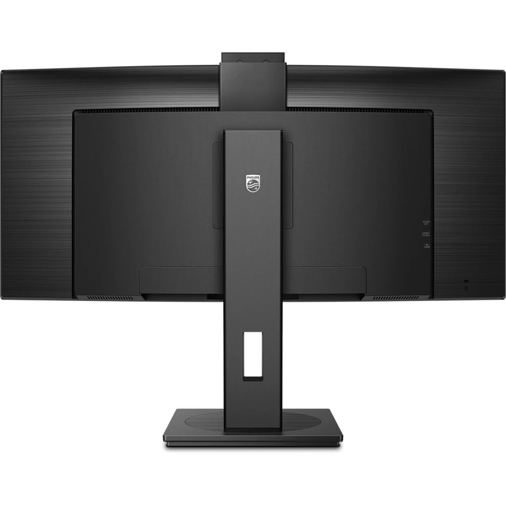 Philips 34-inch curved ultrawide monitor with WQHD resolution, USB-C, and integrated webcam — view 4