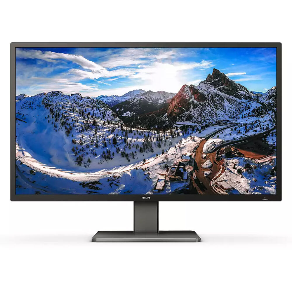 Philips 439P1 43-inch UHD monitor with USB-C, 2x HDMI, DisplayPort, and height-adjustable stand — view 2