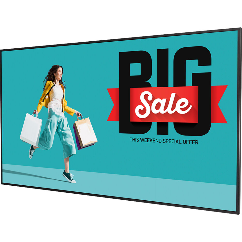NEW PLANAR SYSTEMS SIMPLICITY SERIES SLM50 50" UHD 4K COMMERCIAL DISPLAY, 3-YEAR — view 2