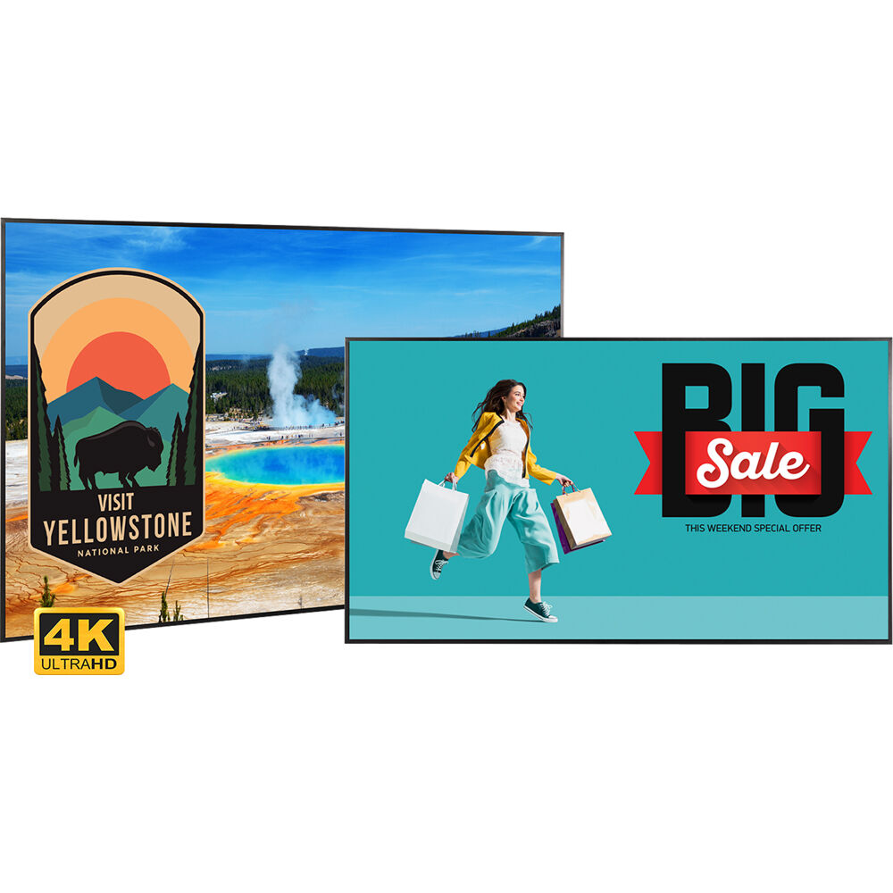 NEW PLANAR SYSTEMS SIMPLICITY SERIES SLM50 50" UHD 4K COMMERCIAL DISPLAY, 3-YEAR — view 3