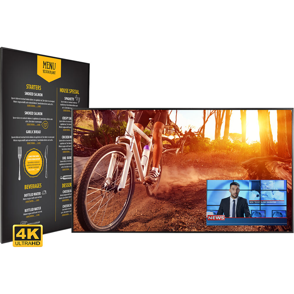 NEW PLANAR SYSTEMS ULTRARES P SERIES 65" UHD 4K COMMERCIAL MONITOR 3-YEAR LIMITE — view 4