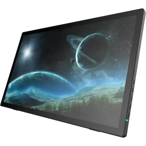 Planar PCT2495 Helium 24-inch zero-bezel touchscreen monitor in black — view 2