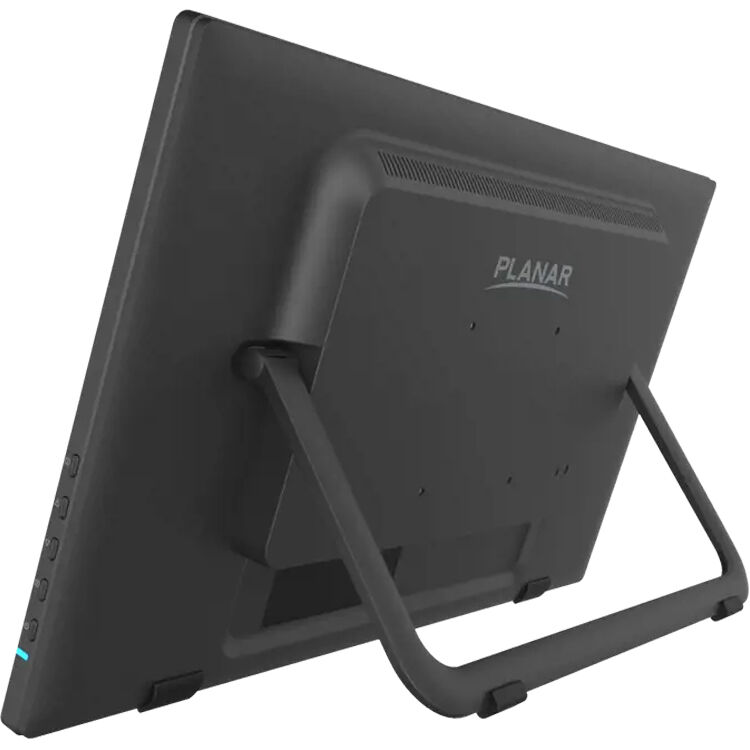 Planar PCT2495 Helium 24-inch zero-bezel touchscreen monitor in black — view 3