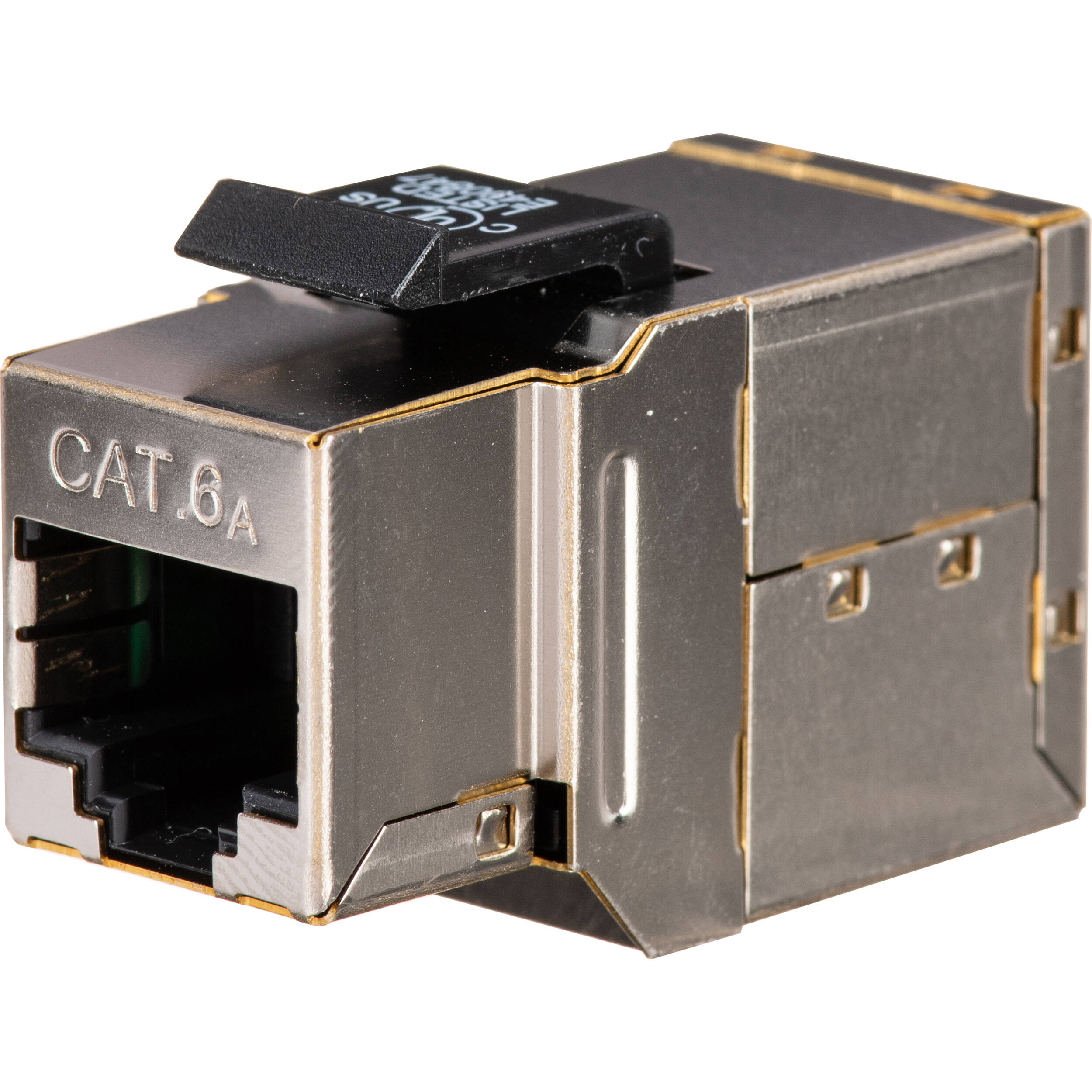 Platinum Tools CAT6A shielded female-to-female keystone coupler for structured cabling — view 2