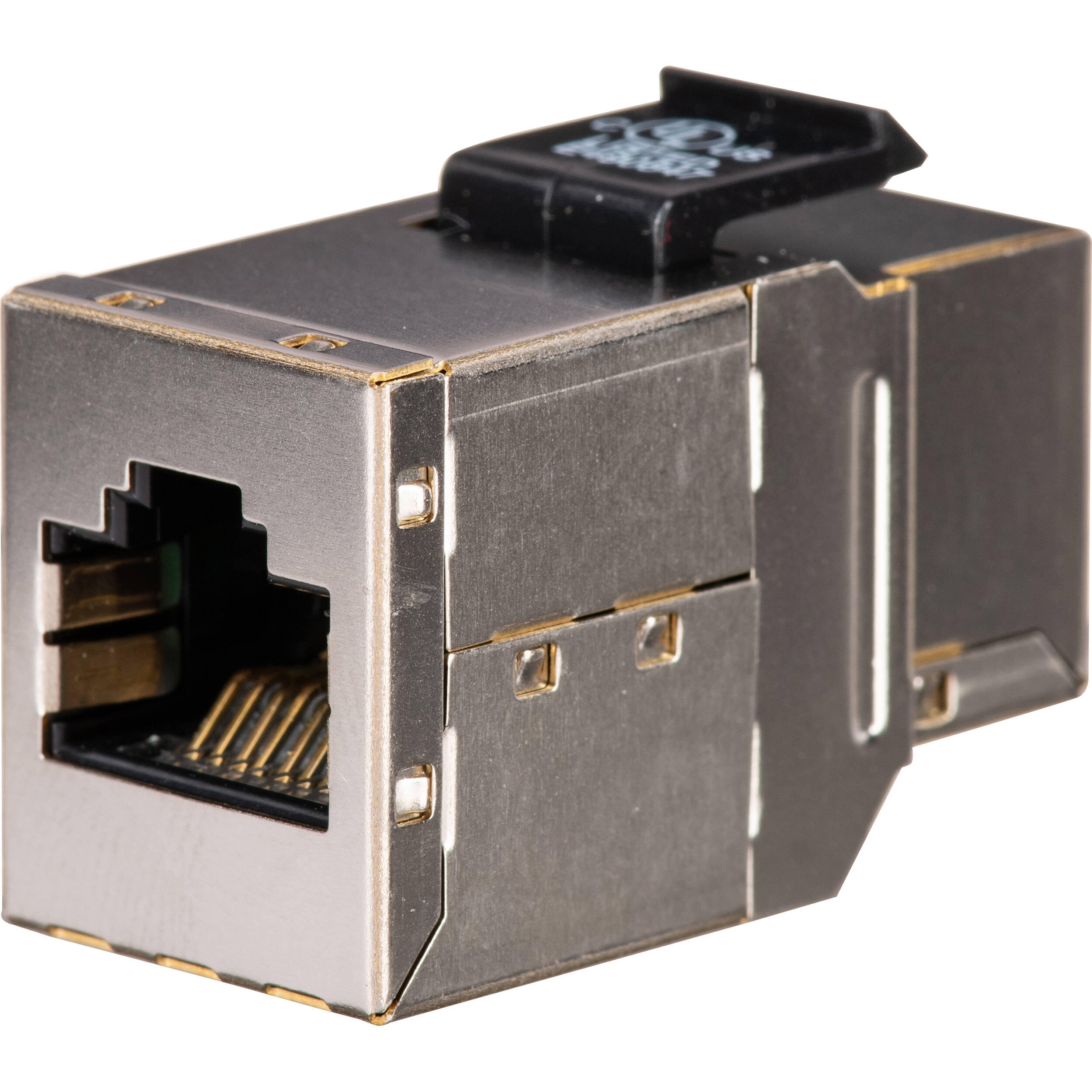 Platinum Tools CAT6A shielded female-to-female keystone coupler for structured cabling — view 4